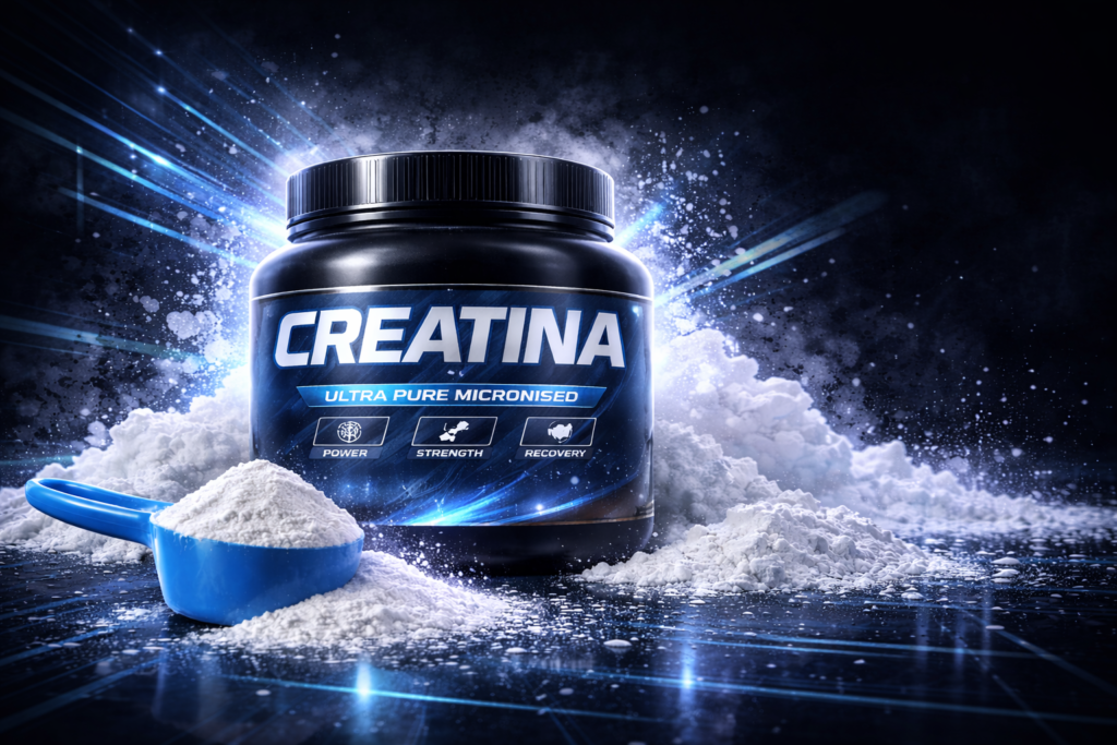 Creatina: suplemento que impulsiona energia rápida, força e recuperação muscular